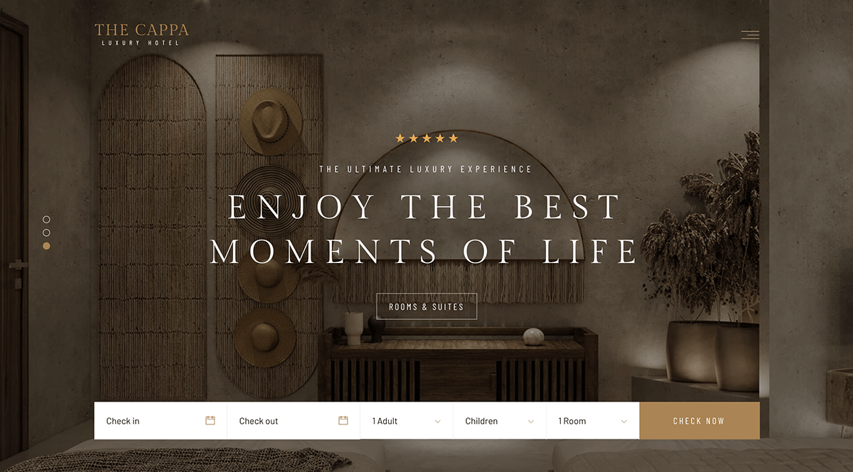 THE CAPPA - Luxury Hotel Template
